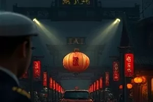 弹簧巷悬疑剧老巷口路灯封面